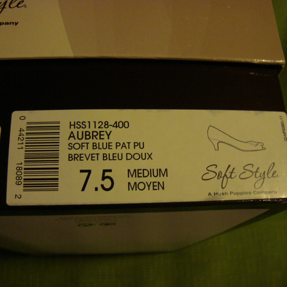 NEW Soft Style by Hush Puppies AUBREY- Soft Blue - Picture 8 of 8
